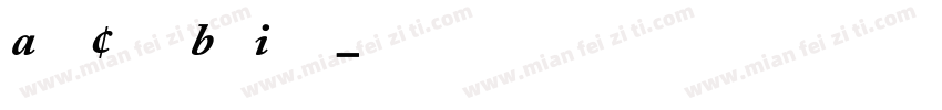 AdobeCaslon BoldItalic字体转换
